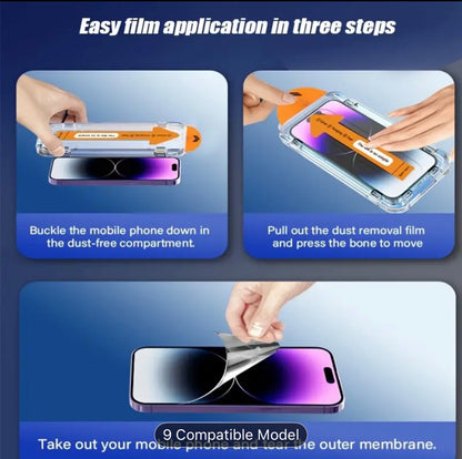 4-in-1 2pcs HD Tempered Glass Screen Protector + 2pcs Lens Protective Film, 9H Hardness, Compatible with iPhone 17 Air/16 Plus/17/Pro/Pro Max Series,